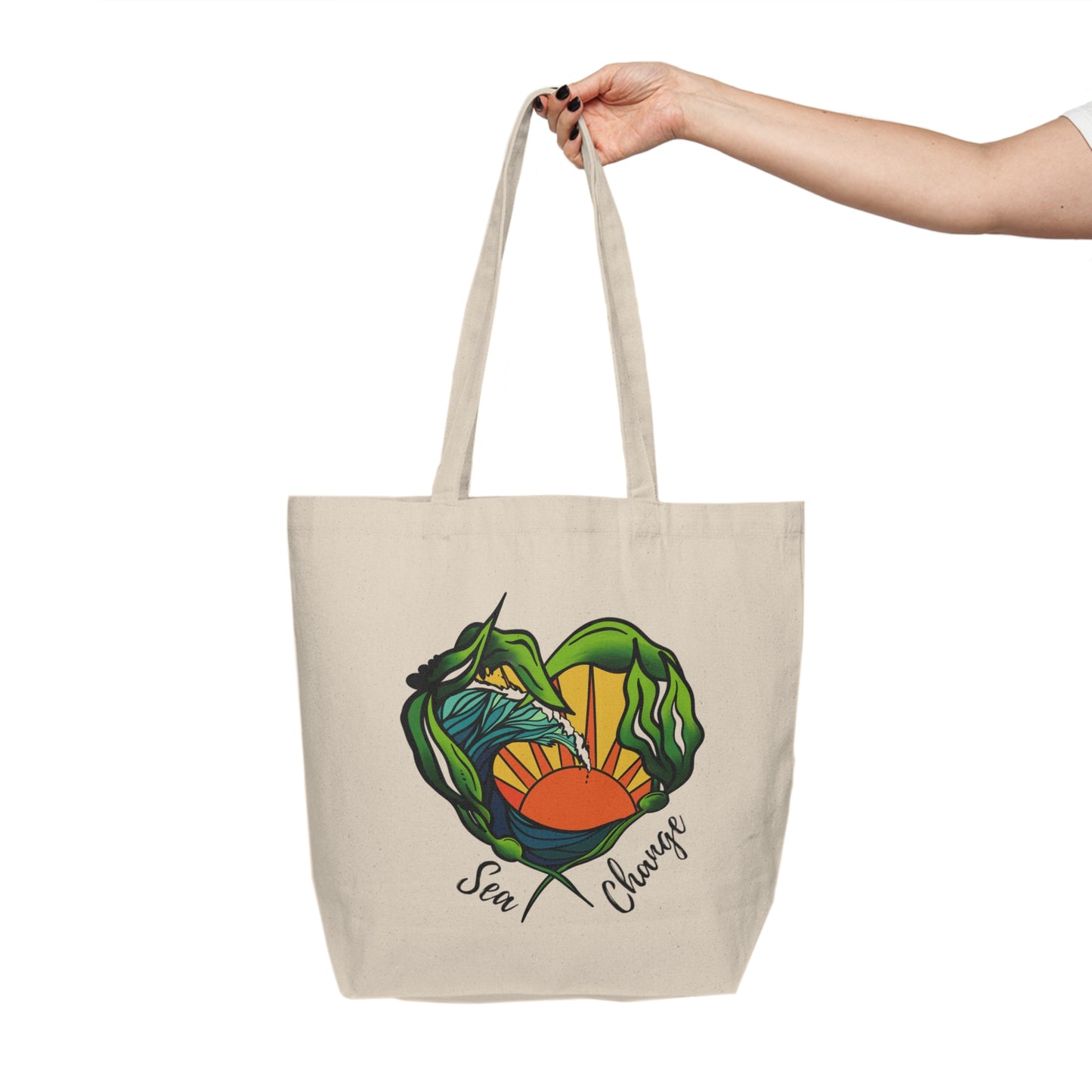 Sea Change Canvas Shopping Tote