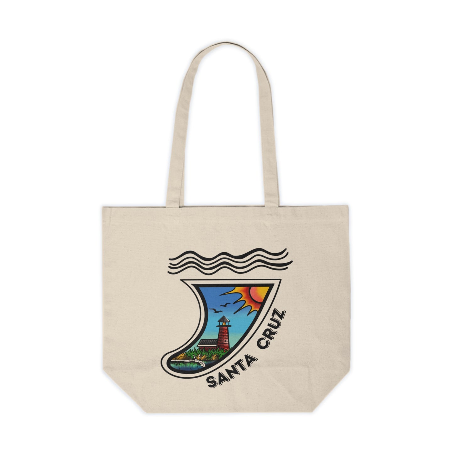 “The Lane” Canvas Shopping Tote