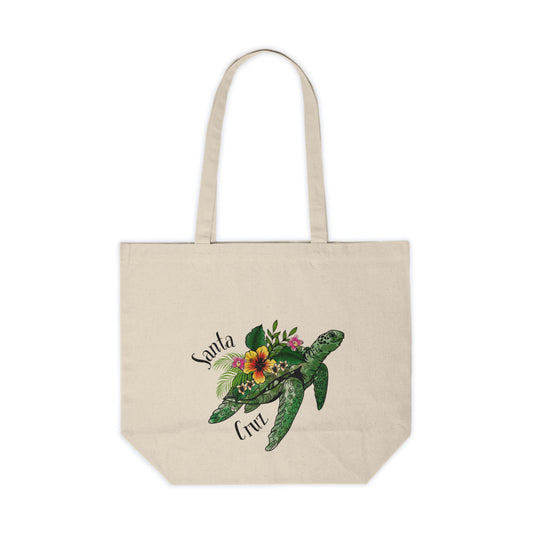 Spread Aloha Sea Turtle Canvas Shopping Tote