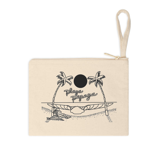 “Playa Papaya” Accessory Zipper Pouch