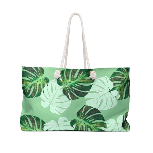 Monstera Weekender Bag