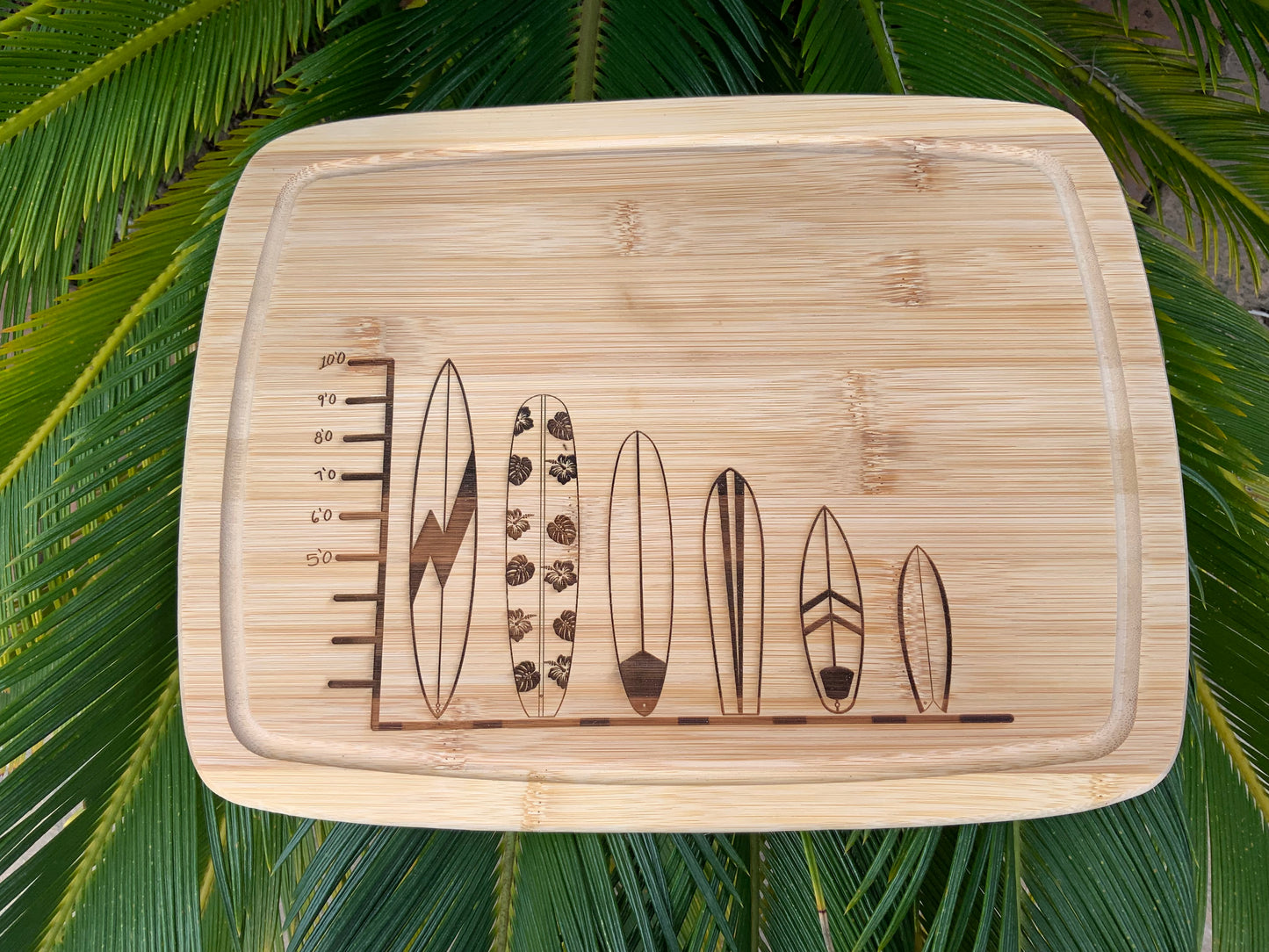 Bamboo Cutting Board "Surf"