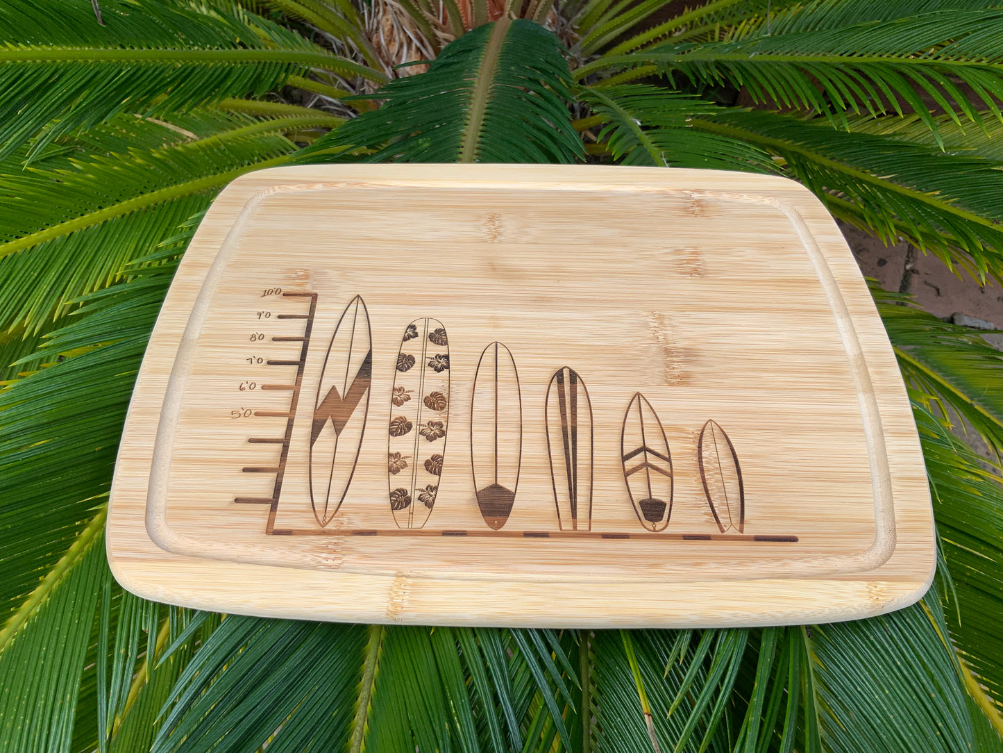 Bamboo Cutting Board "Surf"