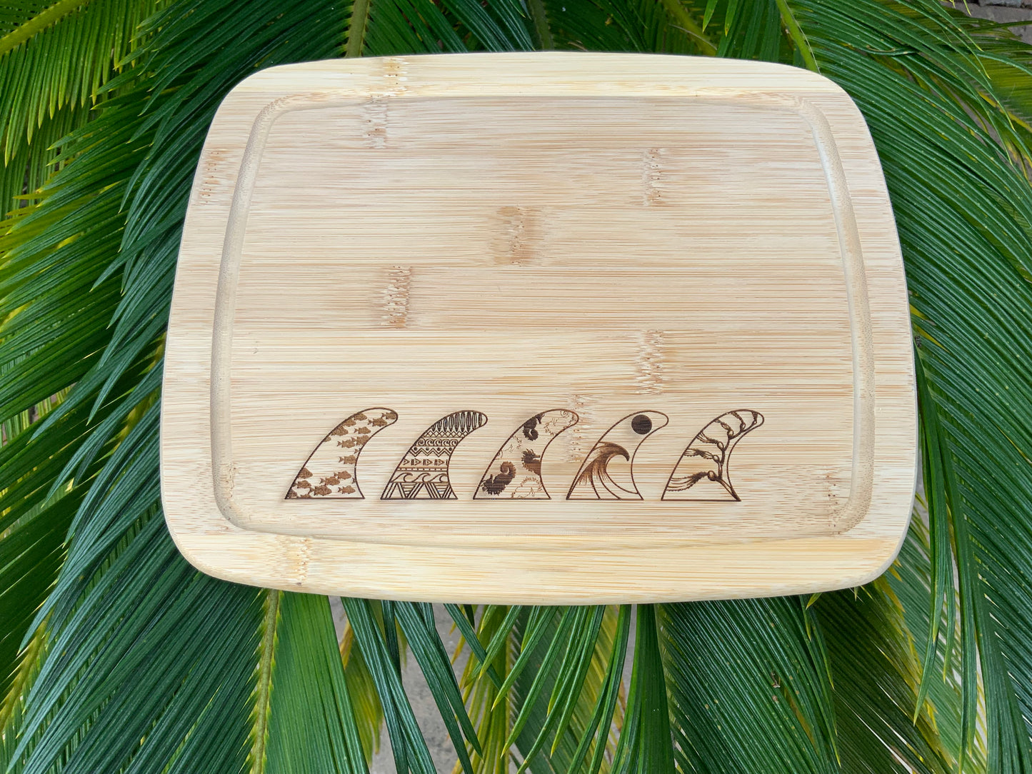 Bamboo Cutting Board "Surf"