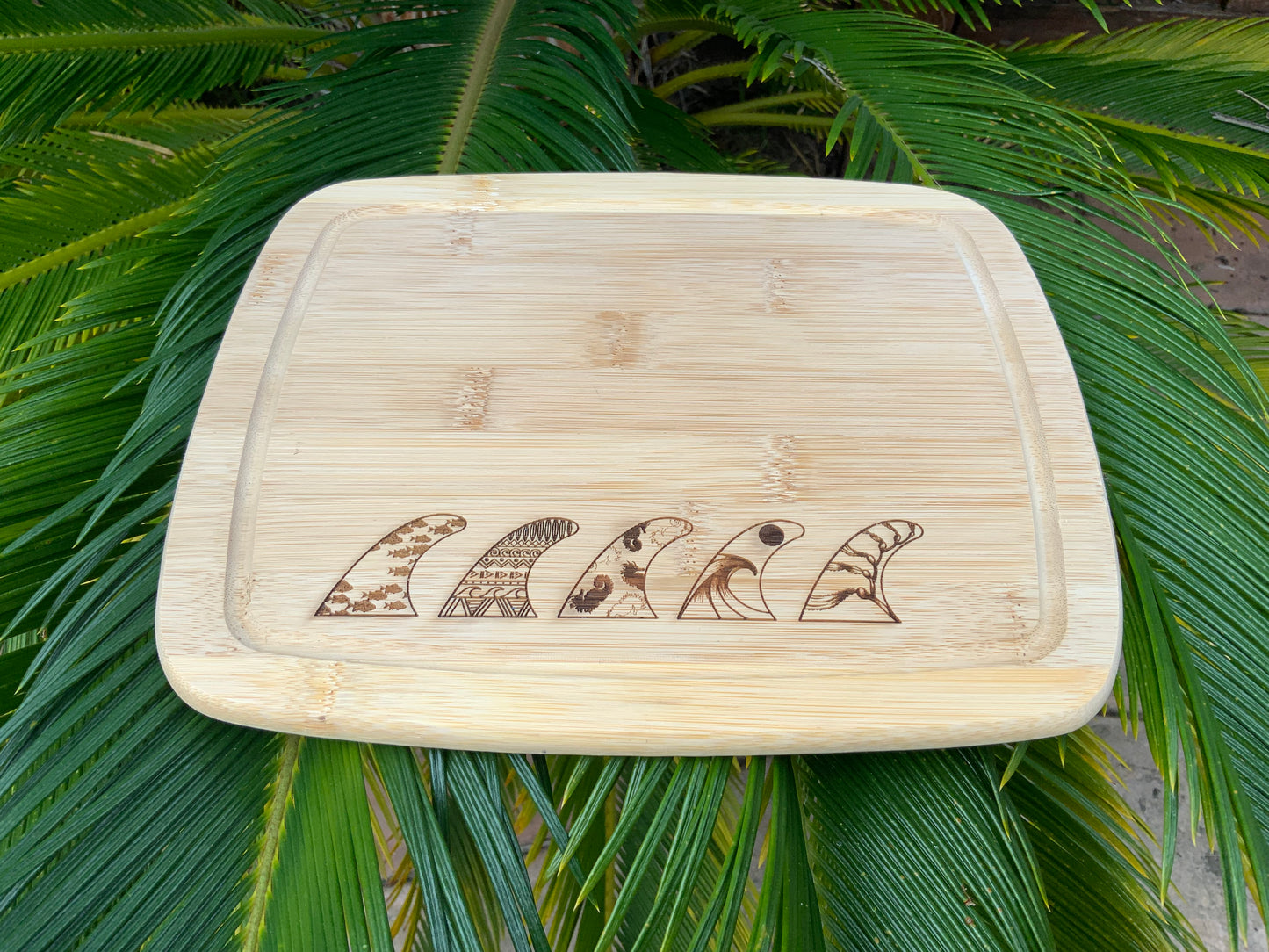 Bamboo Cutting Board "Surf"