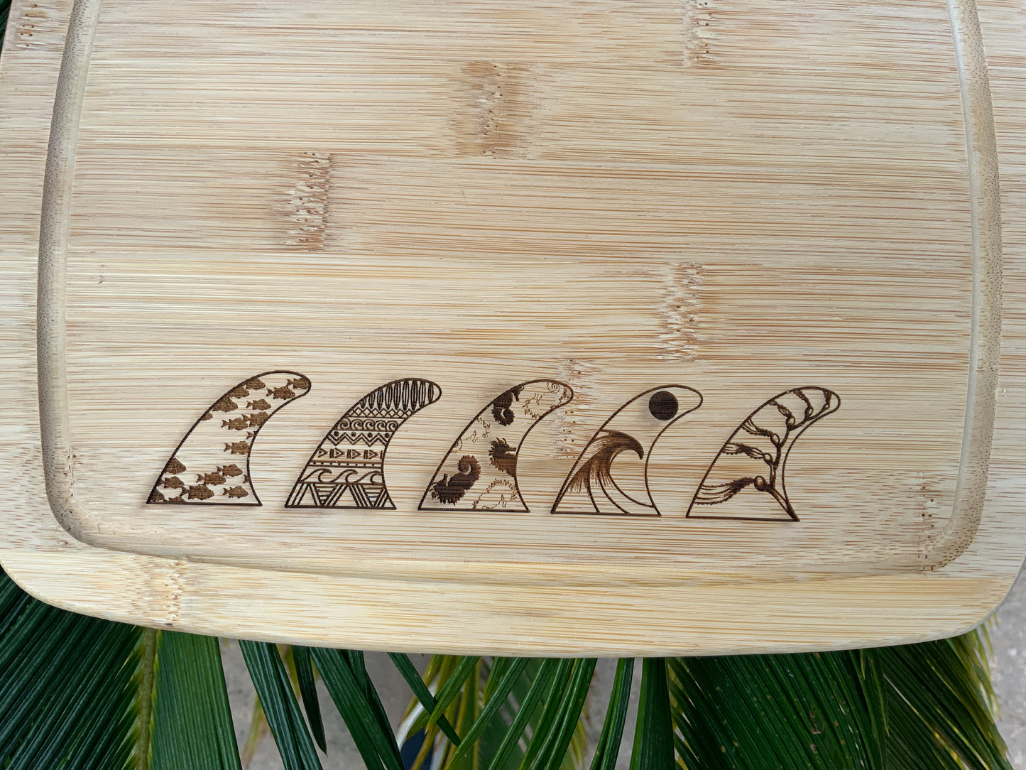 Bamboo Cutting Board "Surf"