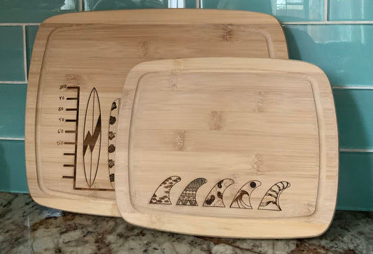 Bamboo Cutting Board "Surf"