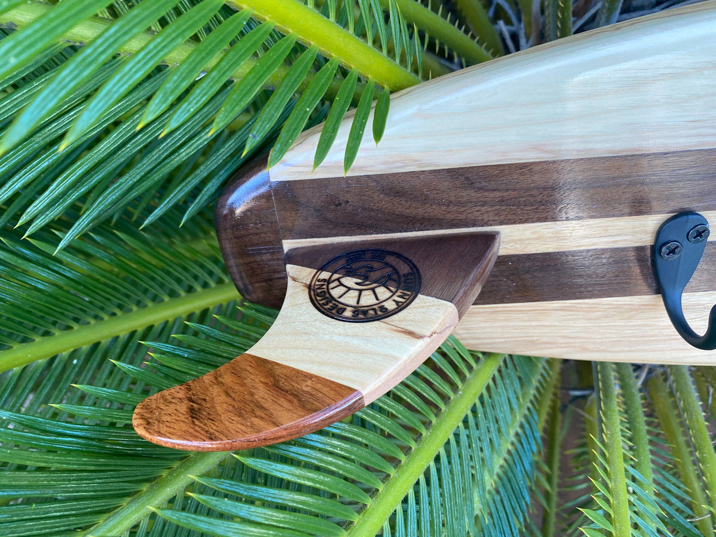 Hardwood Surfboard Accessory Holder