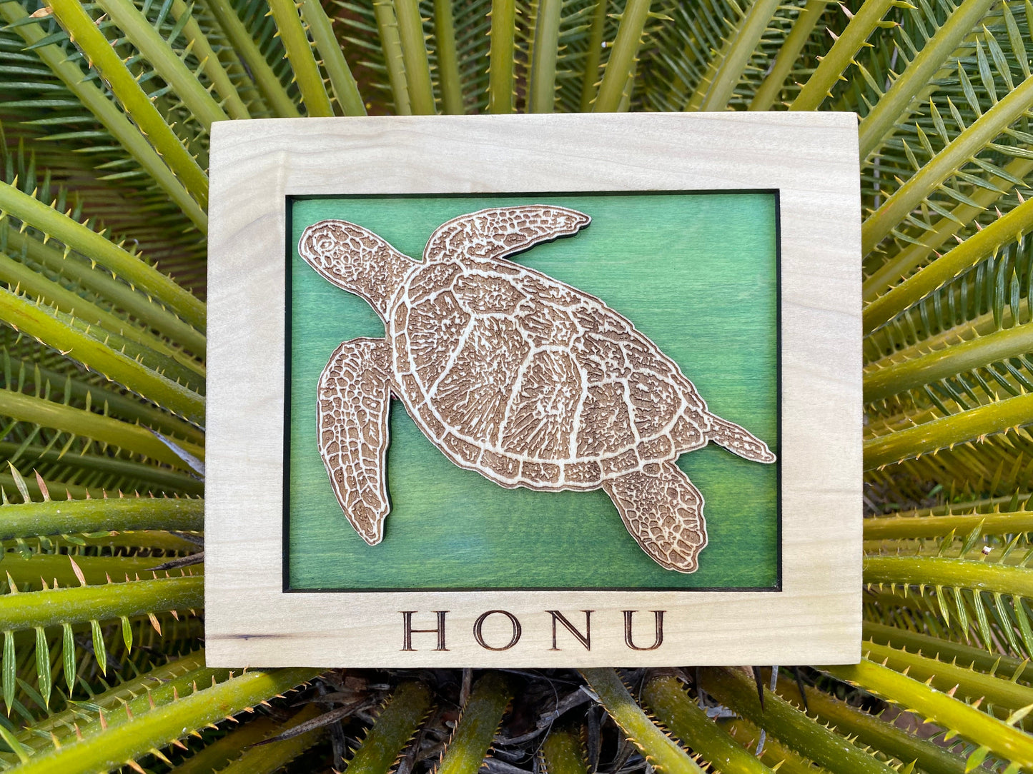 Honu Engraved Wall Art