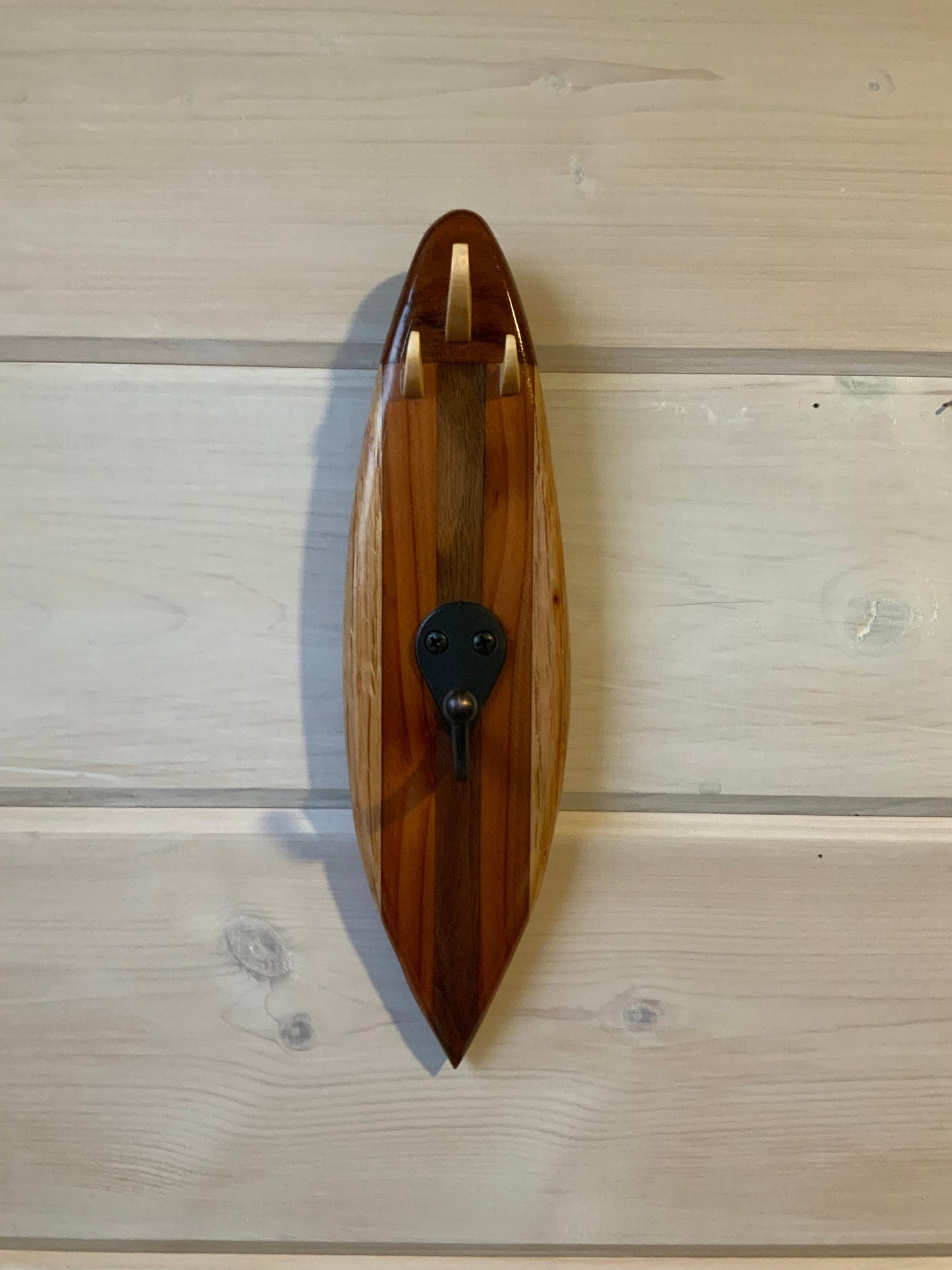 Hardwood Mini Surfboard Hook