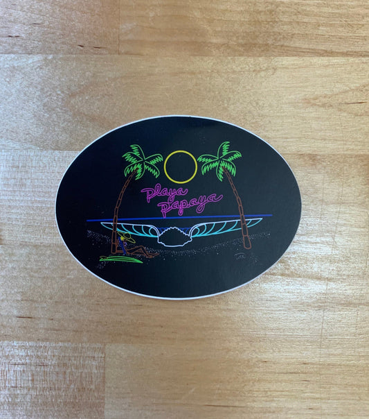 Playa Papaya Sticker